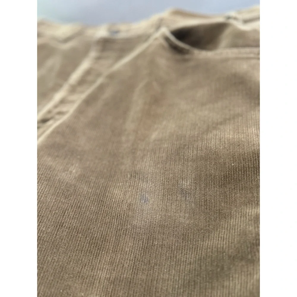 Vintage Levis 519 Corduroy Pants Mens 36x31 Brown Straight USA  1980s Pleated